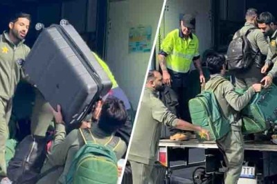Video: Mohammad Rizwan, other teammates load luggage in truck