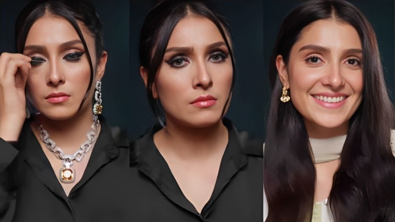 Watch: Ayeza Khan effortlessly transforms for her upcoming project with Hamza Ali Abbasi