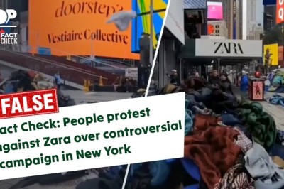 Fact Check: People protest against Zara over controversial campaign in New York?
