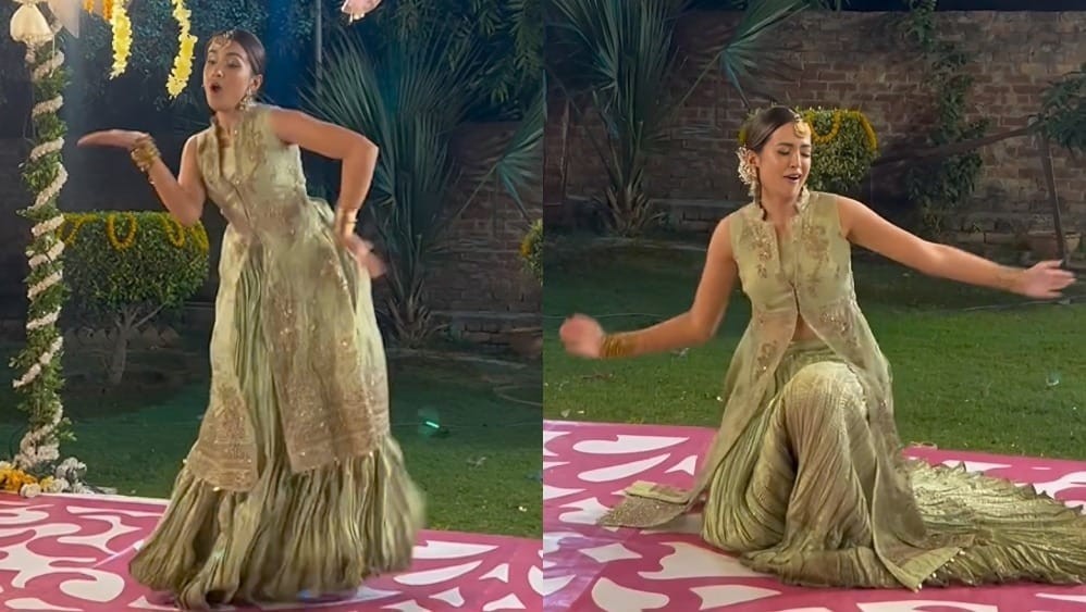 Actress Hira Khan dances on Bollywood song