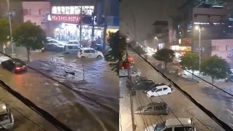 Heavy rain disrupts routine life in Karachi