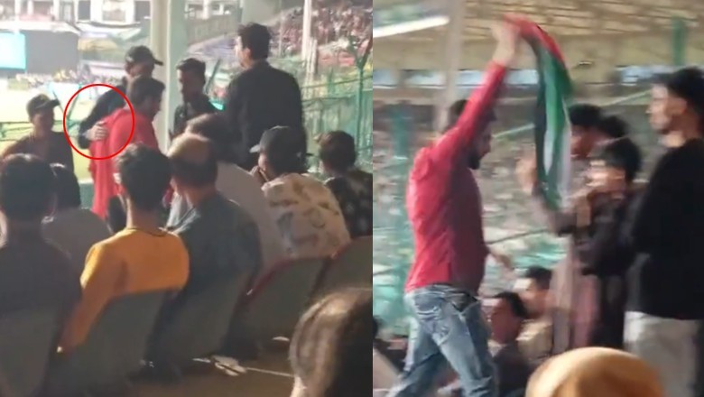 Man ejected from stadium for raising Palestine flag during PSL match