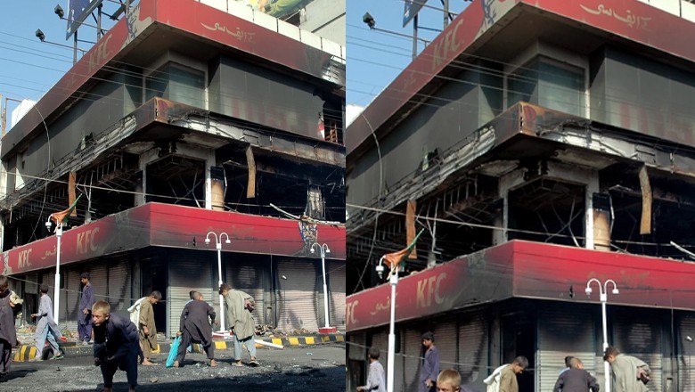 Dozens of protesters arrested for burning KFC outlet in AJK’s Mirpur: report