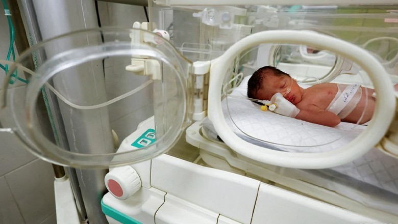 Baby in Gaza saved from womb of mother killed in Israeli strike