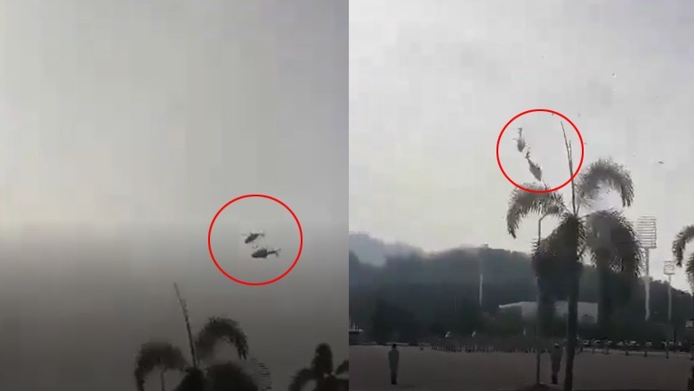 10 die as two Malaysian navy helicopters collide mid-air