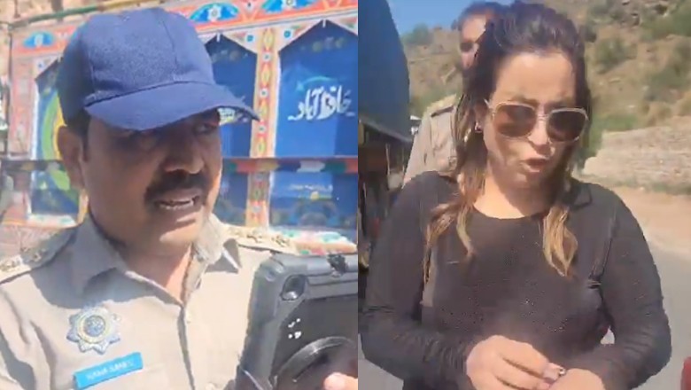 Women misbehave with Motorway police for 'stopping their car'