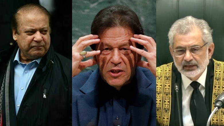 Imran Khan alleges CJP Faez Isa is working on Nawaz Sharif's "London plan"