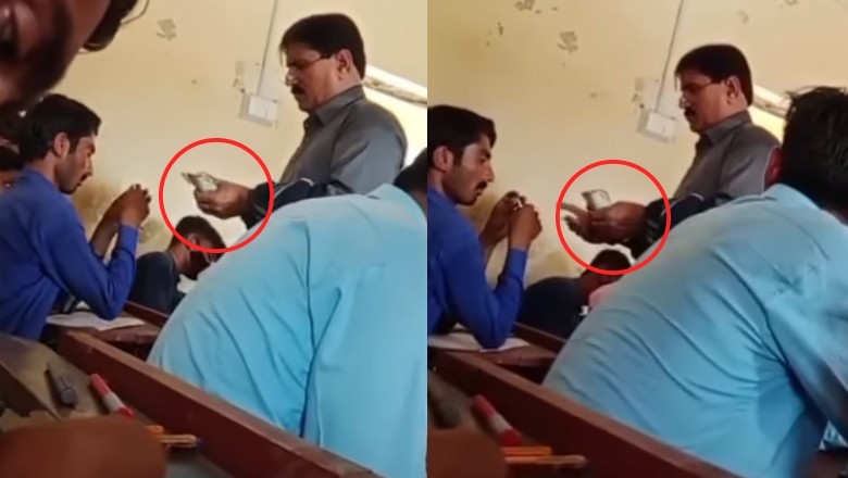 Sanghar teacher caught demanding Rs500 from students to allow cheating during exam