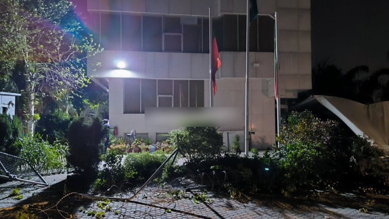 CDA demolishes part of Imran Khan's central office in Islamabad