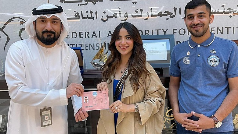 Saboor Ali gets Dubai's golden visa