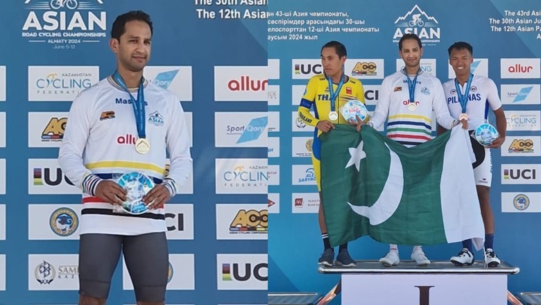 Pakistani athlete wins first-ever gold medal at Asian Road Cycling Championship