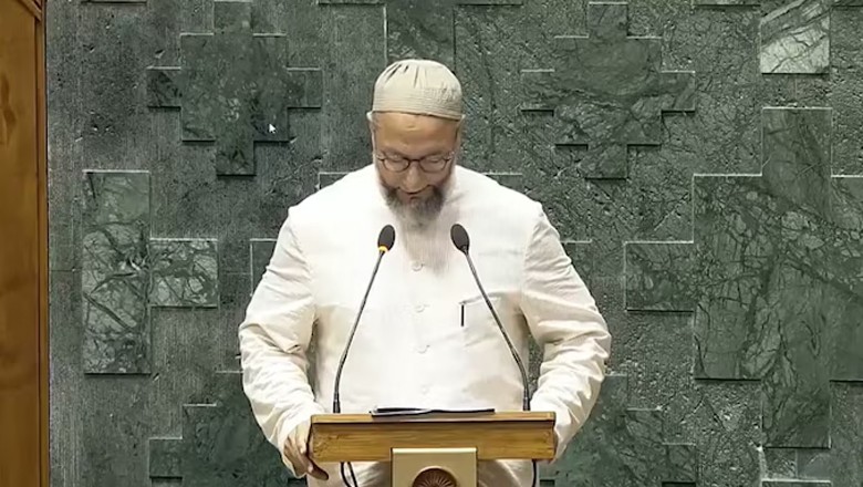 Indian MP, Asaduddin Owaisi ends oath in Parliament with slogans of 'Allahu Akbar', ‘Jai Palestine’