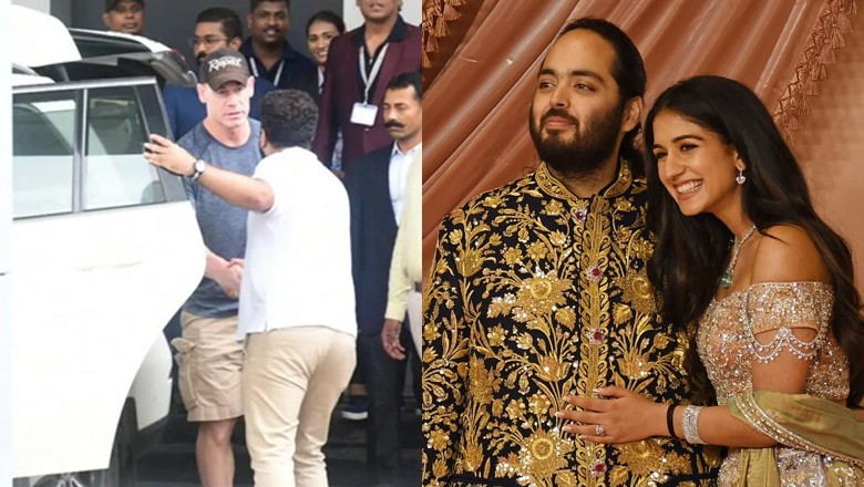 WWE star John Cena arrives in Mumbai to attend Anant Ambani's wedding