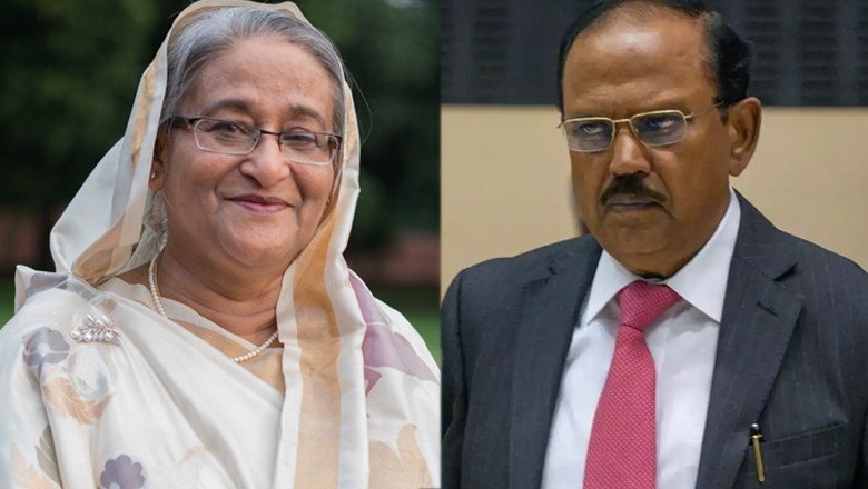 Indian NSA Ajit Doval meets former Bangladesh PM Sheikh Hasina