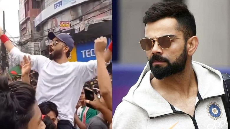 Virat Kohli’s lookalike spotted in Bangladesh protest, video goes viral