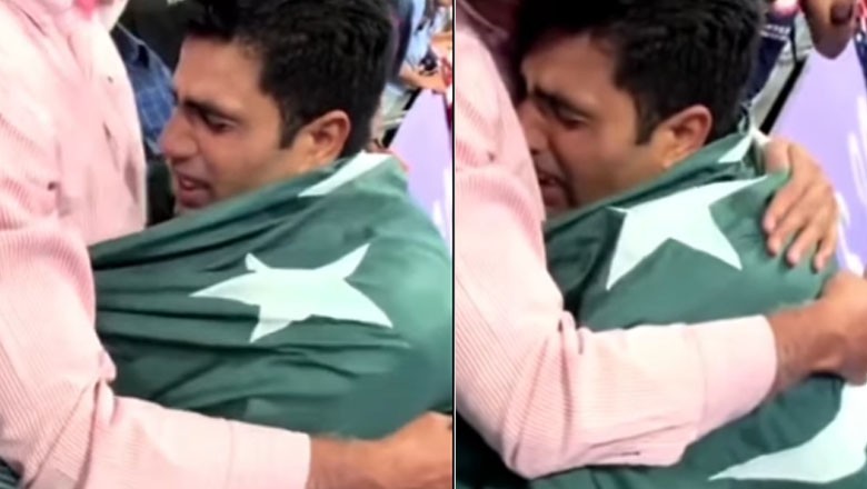 Arshad Nadeem sheds tears of joy after historic Olympic win