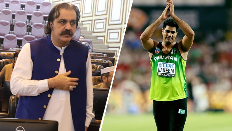 CM Gandapur announces Rs5 million reward for gold medalist Arshad Nadeem