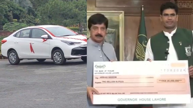 Governor Punjab awards Arshad Nadeem Rs2 million, car for historic Olympic win