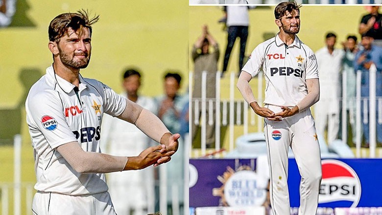 Shaheen Afridi 'dedicates' wicket to newborn during Pak-Ban test