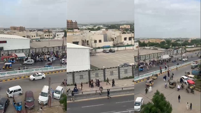 Mugger jumps from flyover to escape police during robbery in Karachi