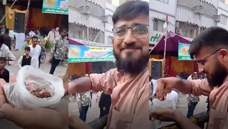 Man caught distributing 'banned Gutka' at Eid Milad-un-Nabi procession in Karachi