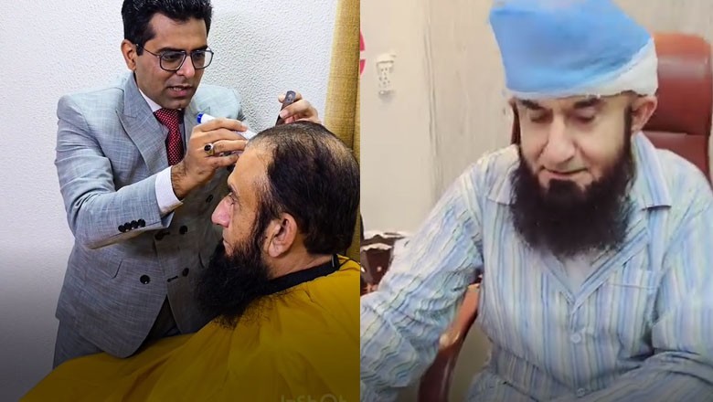 Maulana Tariq Jamil undergoes hair transplant surgery at Karachi clinic
