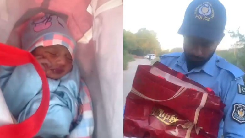 Abandoned newborn girl adopted by policeman in Islamabad