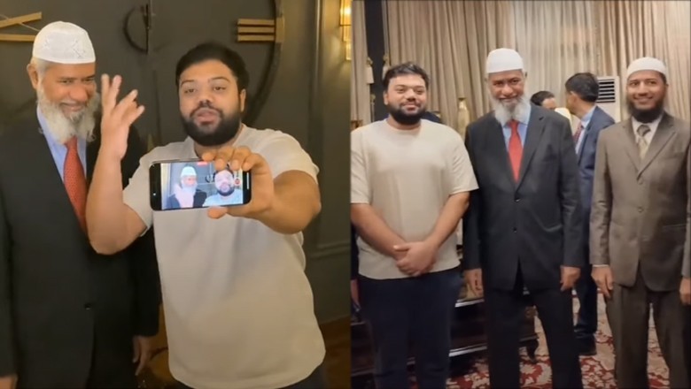 Ducky Bhai meets Dr Zakir Naik, thanks Sindh governor for the opportunity