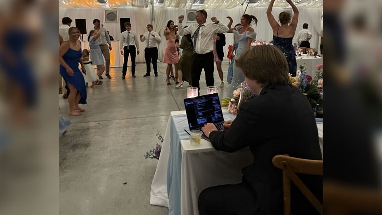 “No one deserves to marry such person:” AI startup co-founder works on laptop at his own wedding