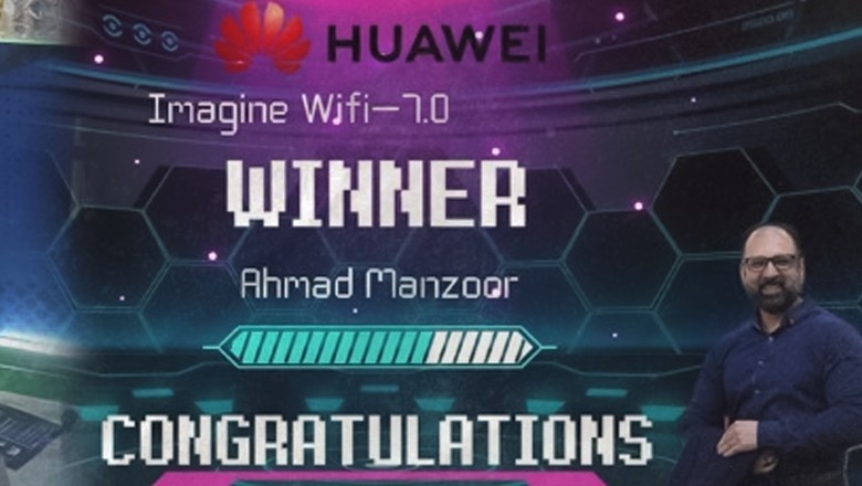 Pakistan's Ahmad Manzoor wins International Huawei Competition