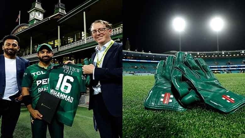 Rizwan donates jersey, wicket-keeping gloves to SGC museum