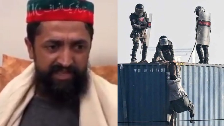 PTI worker who was pushed off containers says ready to sacrifice his life for Imran Khan