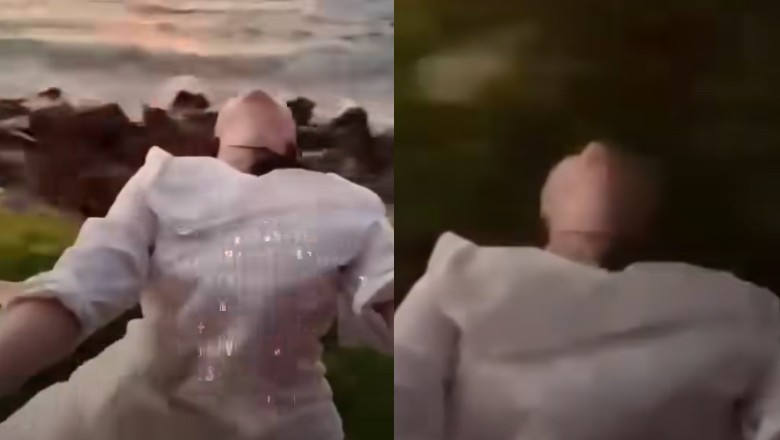 Woman falls from fast-moving train while recording reel