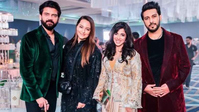 Sonya Hussyn meets Sonakshi Sinha, Zaheer Iqbal at an event in UAE