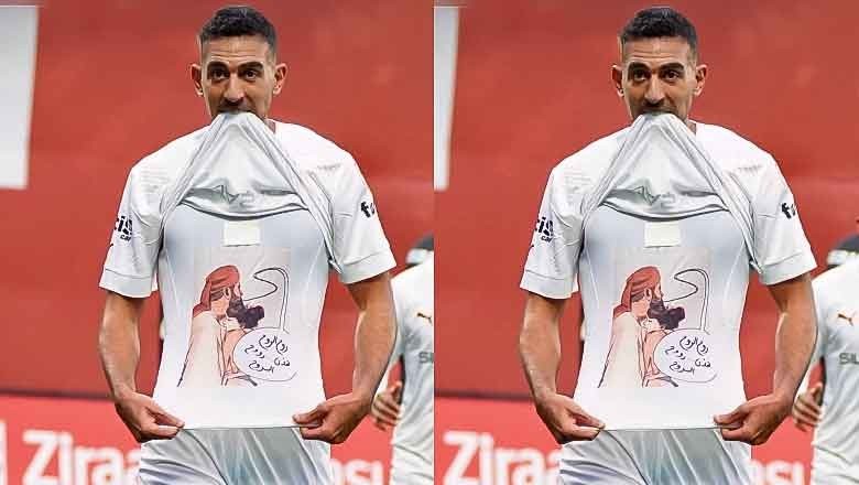 Egyptian footballer pays tribute to revered Palestinian figure Khaled Nabhan