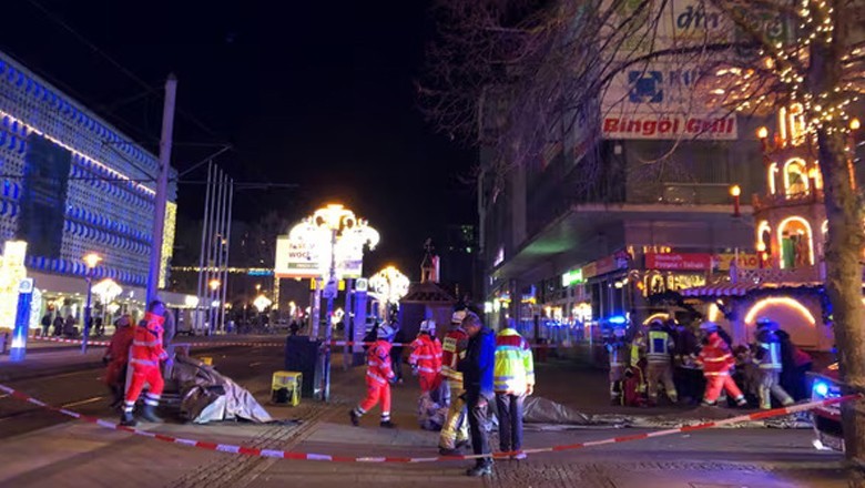 Two killed, over 60 injured after car rams into visitors at German Christmas market