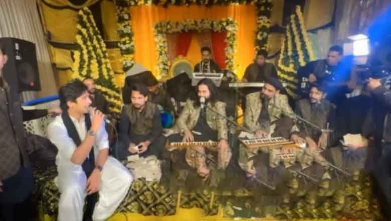 Mohammad Hasnain shows off singing talent at brother's wedding event