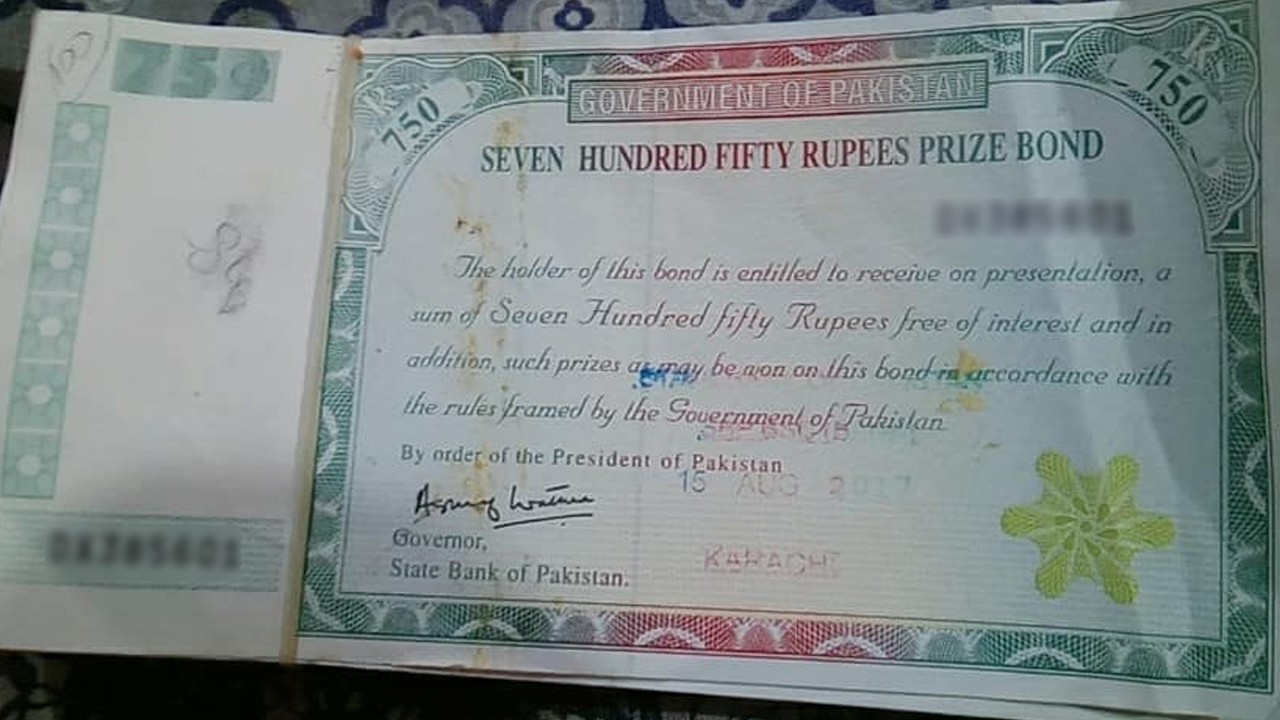 Rs750 prize bond draw complete results