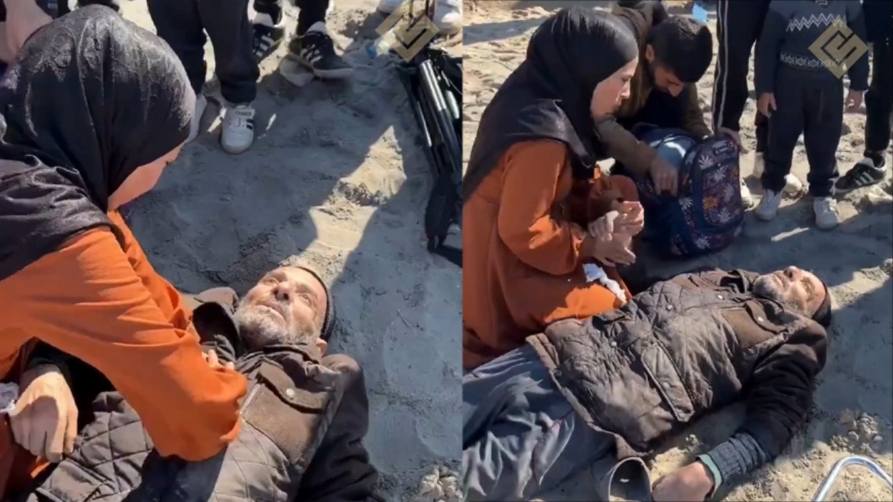 VIDEO: Elderly man dies while returning home in northern Gaza