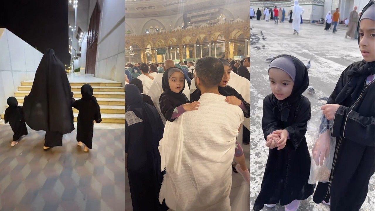 YouTuber Sham Idrees performs Umrah with family