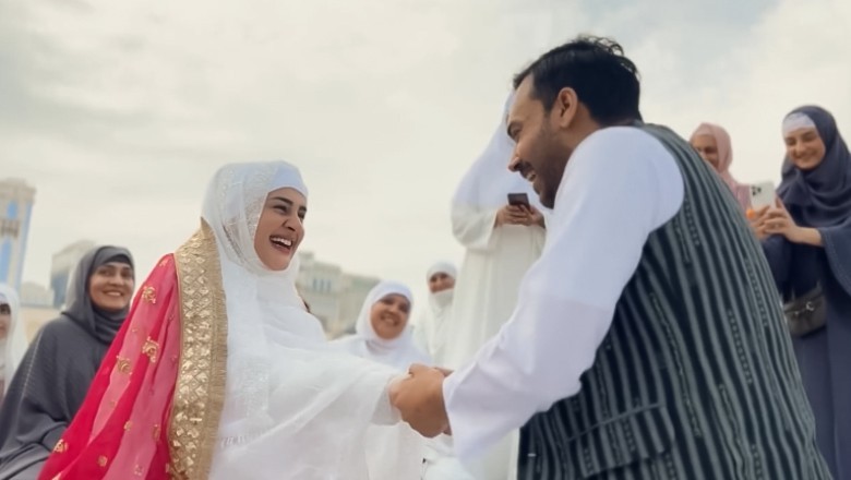 Gohar, Kubra share breathtaking video of their nikah at Masjid al-Haram