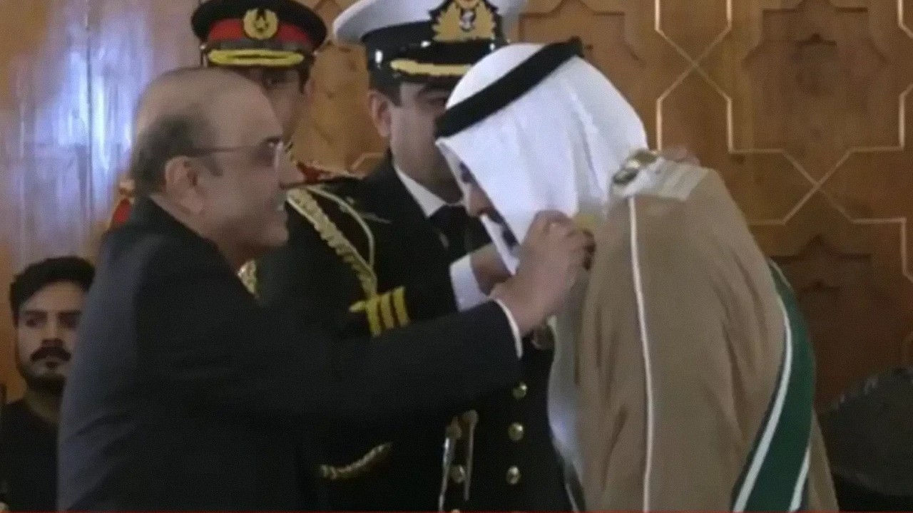 President confers Nishan-e-Pakistan on Abu Dhabi Crown Prince