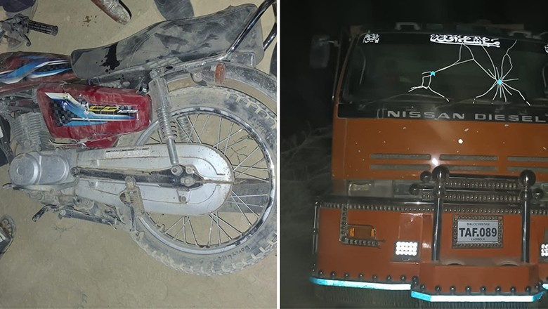 Dumper driver rams robber's bike to foil heist in Karachi