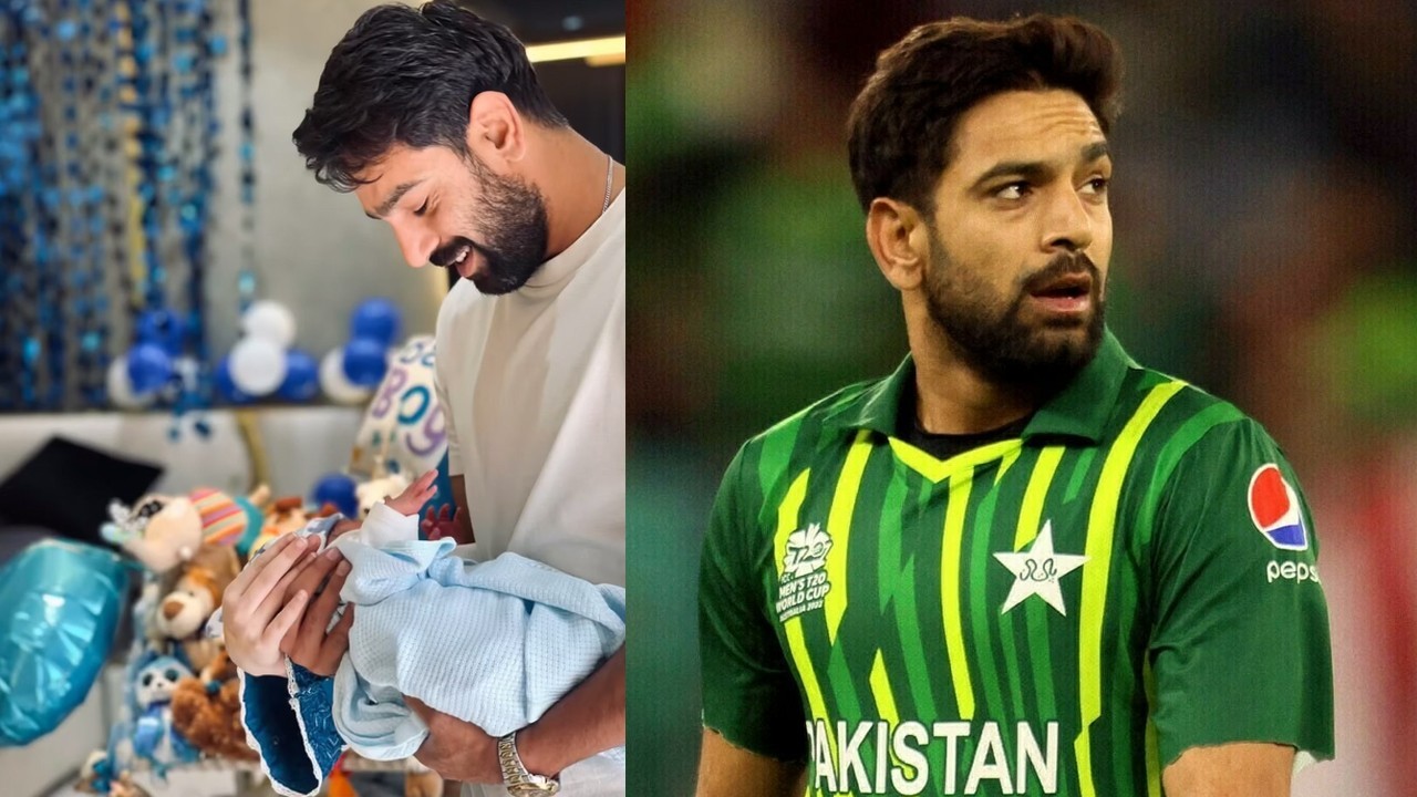 Haris Rauf shares first glimpse of his newborn son