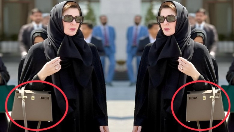 CM Maryam’s luxury bag steals spotlight as she departs for Umrah