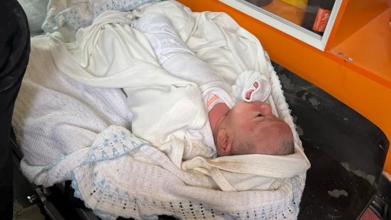 Infant pulled from rubble in Gaza after Israeli airstrike kills family