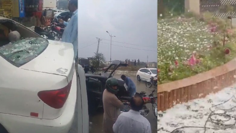 Vehicles, solar panels damaged as hailstorms batter Islamabad