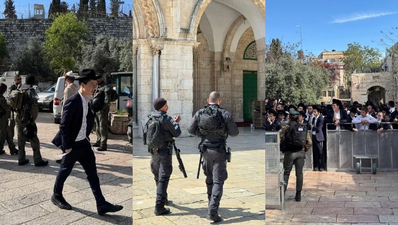 180 Jewish worshippers allowed to pray at Al-Aqsa Mosque for first time