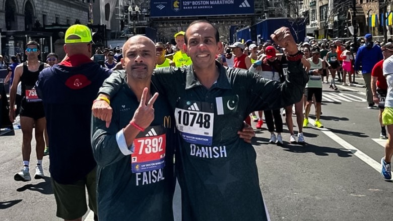 Pakistani runners set Guinness World Record at Boston Marathon