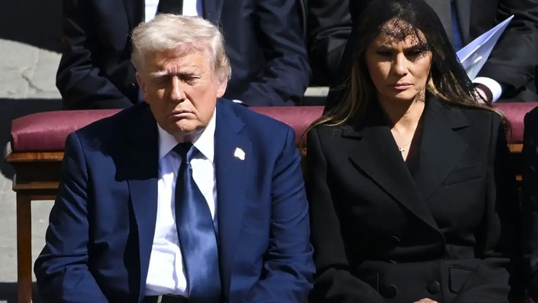 President Trump faces criticism for 'dozing off' during Pope Francis' funeral